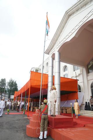 Flag hosting, Meghalaya