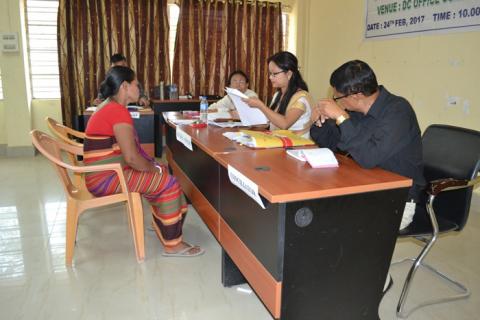 Lok Adalat organised by the District Legal Services Authority