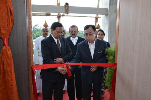Ribbion cutting ceremony