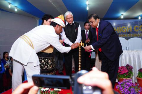 Ligting of the lamp Hon'ble Mr Altamas Kabir